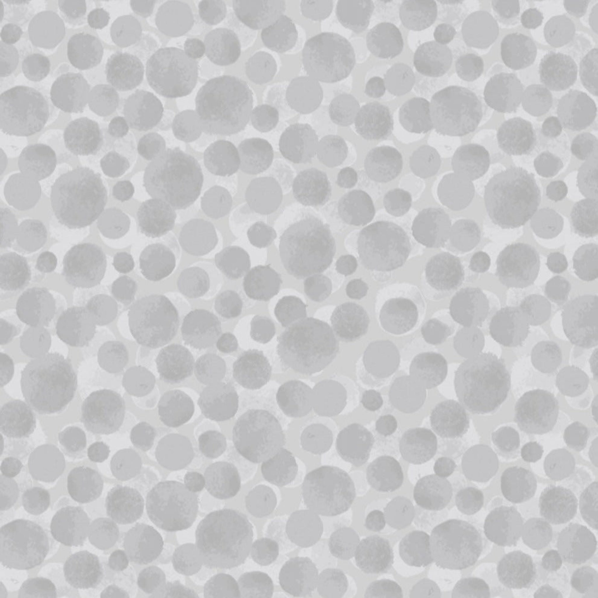 Silver metallic random spots fabric