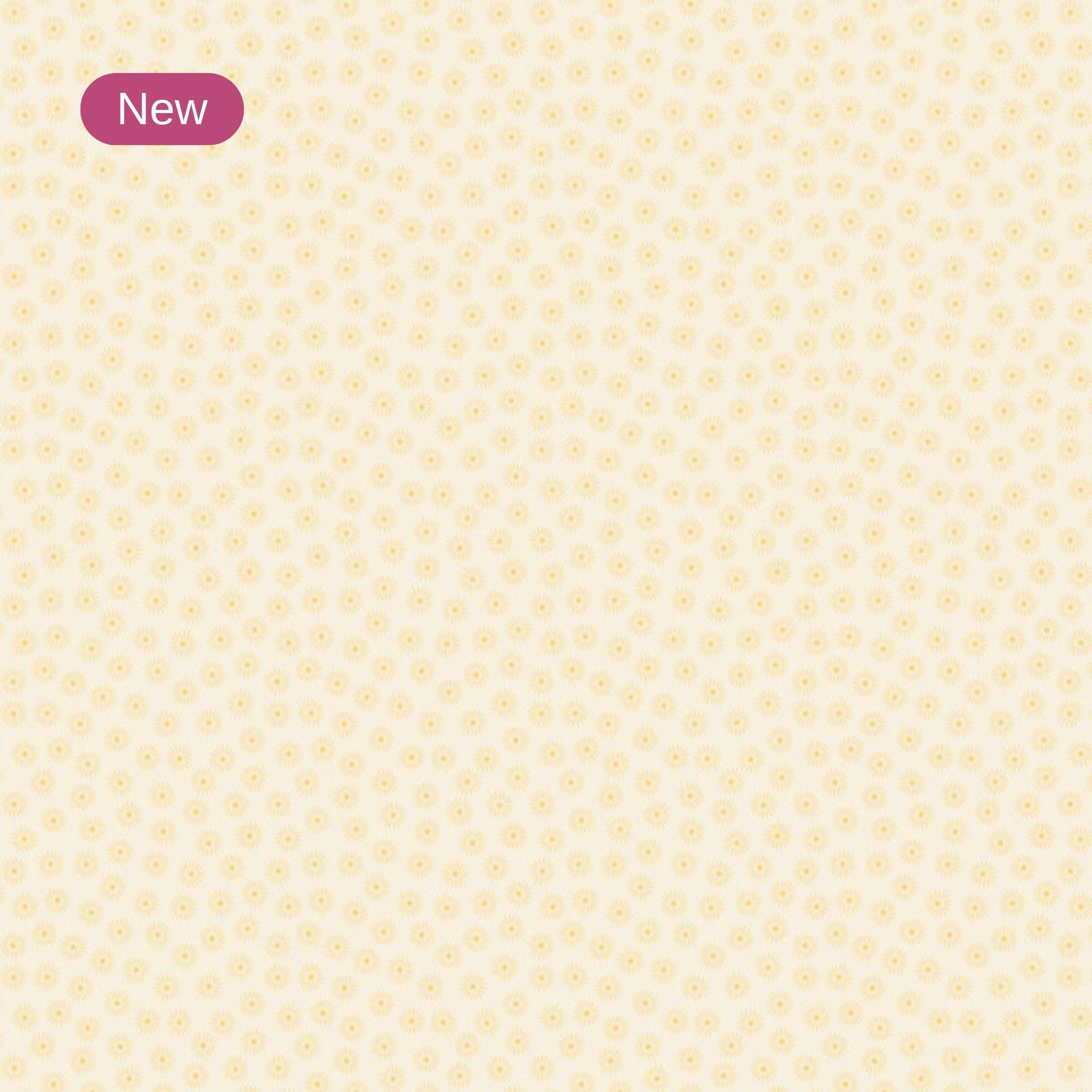 Gold metallic stars on cream background 100% cotton fabric