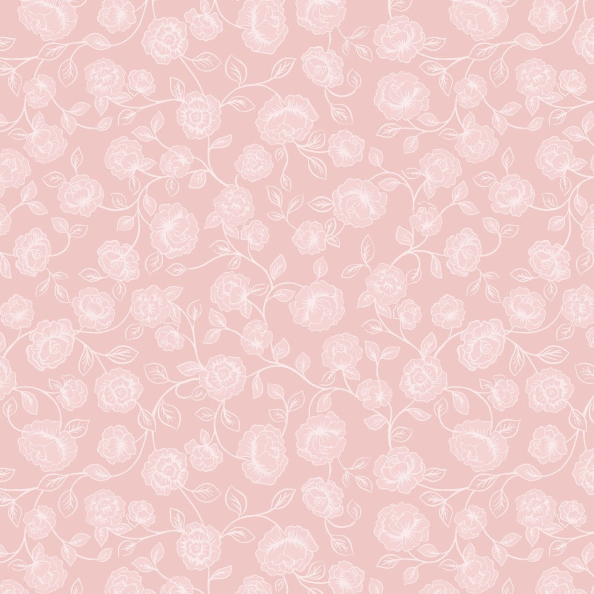 Pale pink roses on a pink background