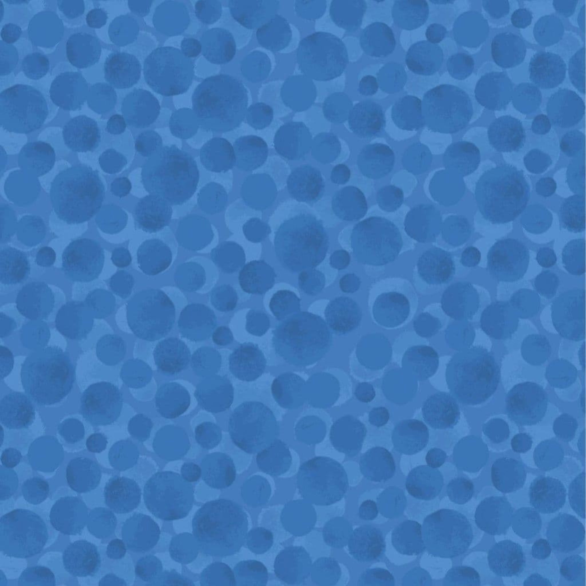  7 different hues of blue allowing them to blend perfectly. 100% cotton fabric.