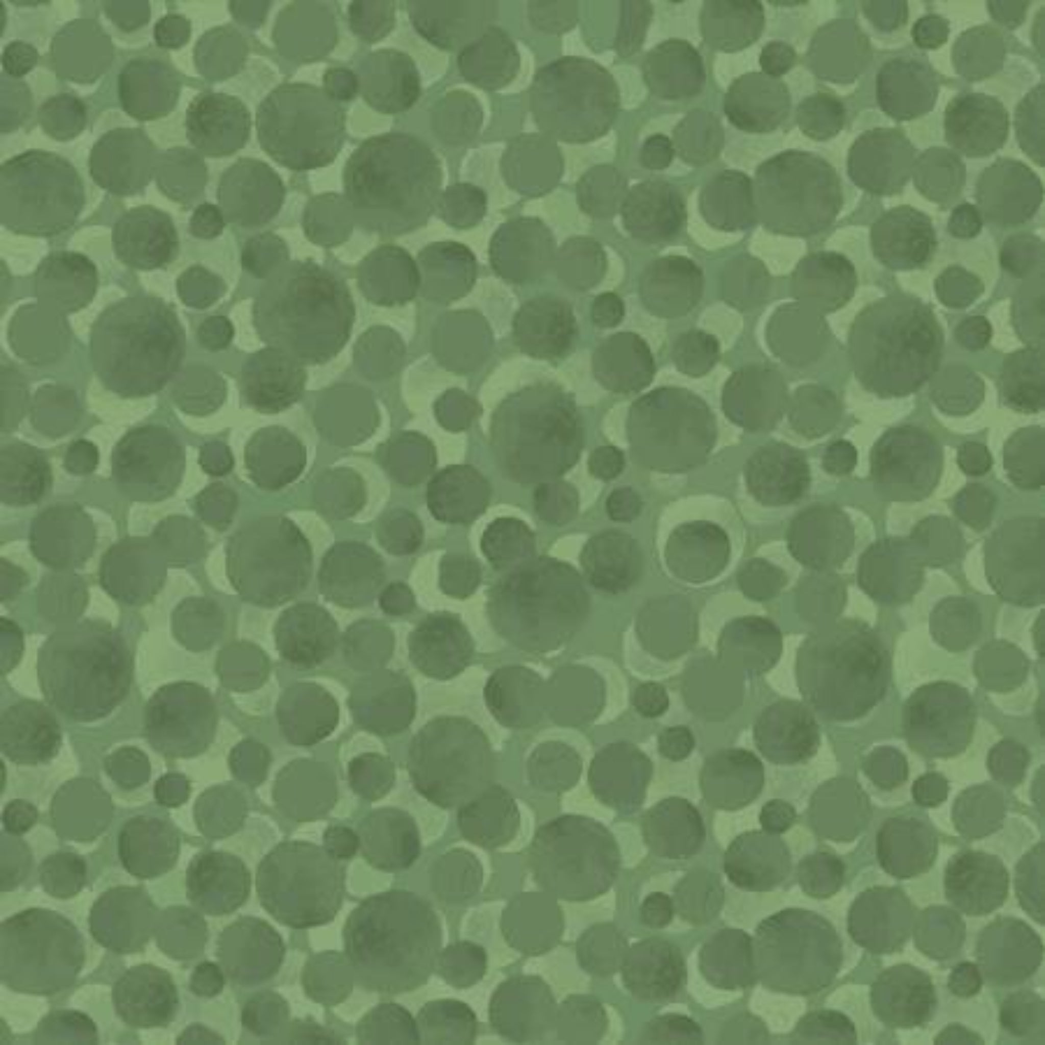  7 different hues of green allowing them to blend perfectly. 100% cotton fabric.