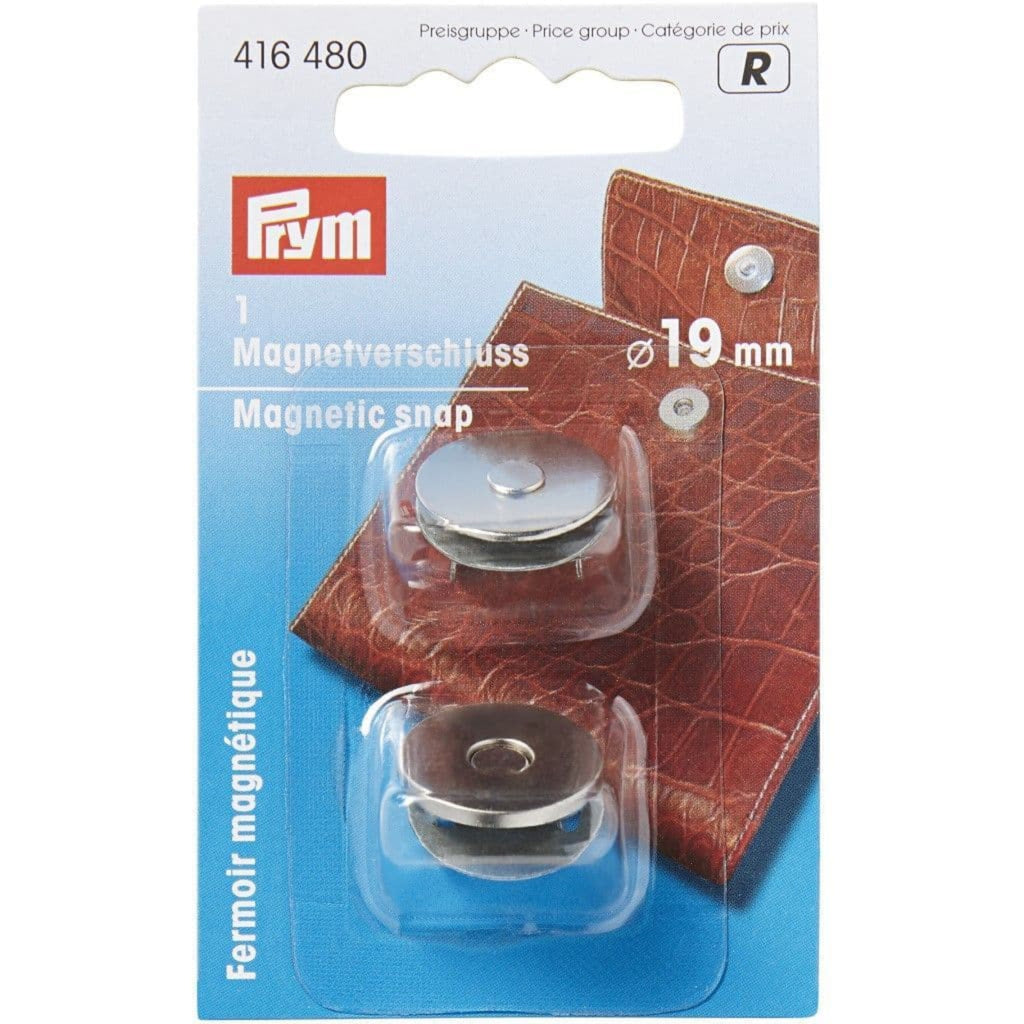 Prym magnetic snap 19mm silver