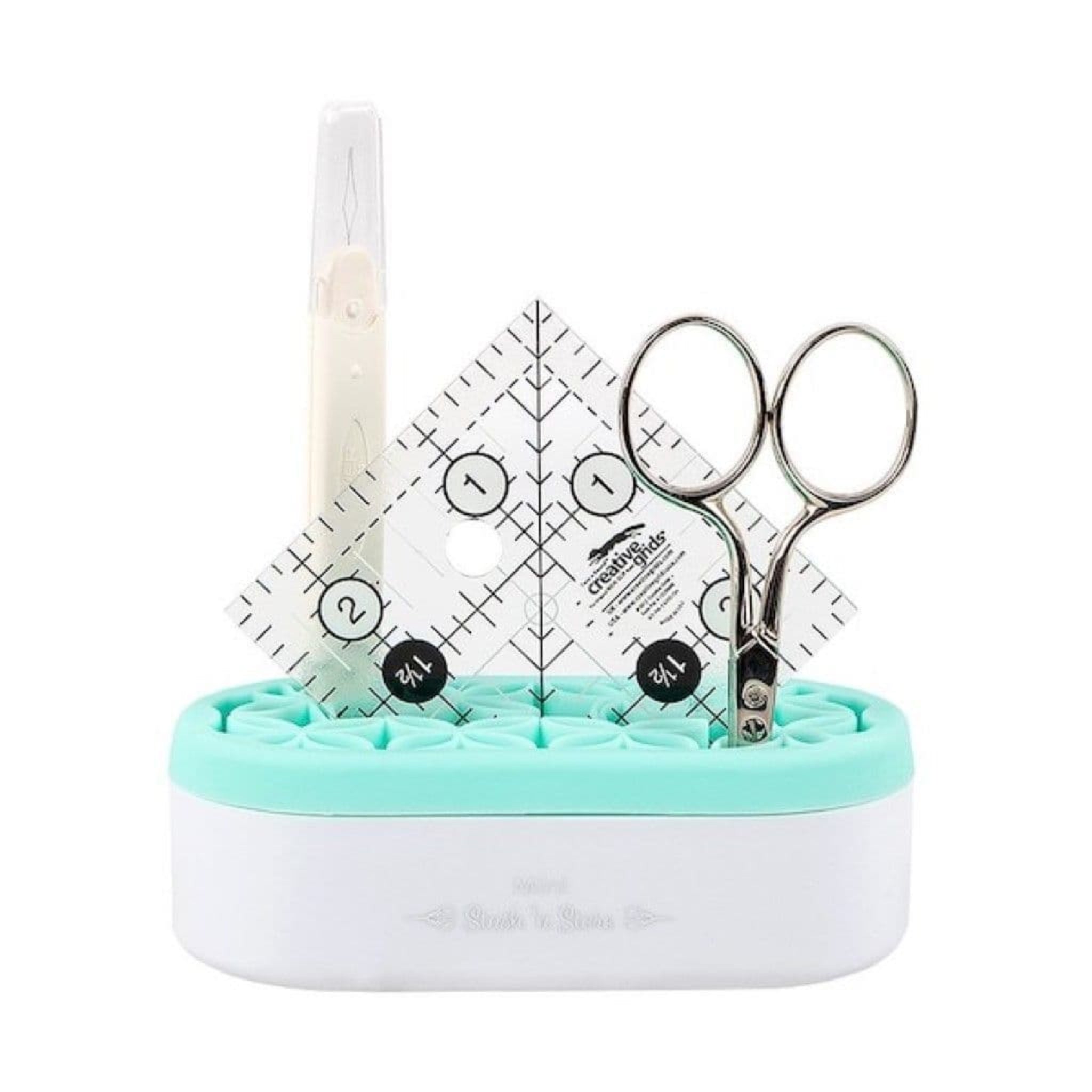 storage system for sewing tools in mint