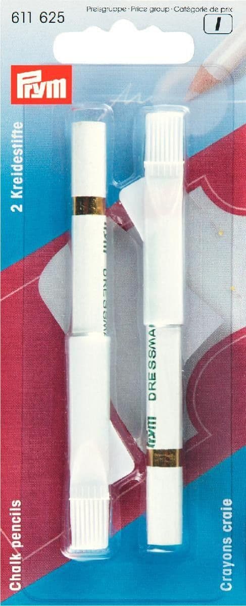 Prym Chalk Pencils - Pack of 2 - 611625