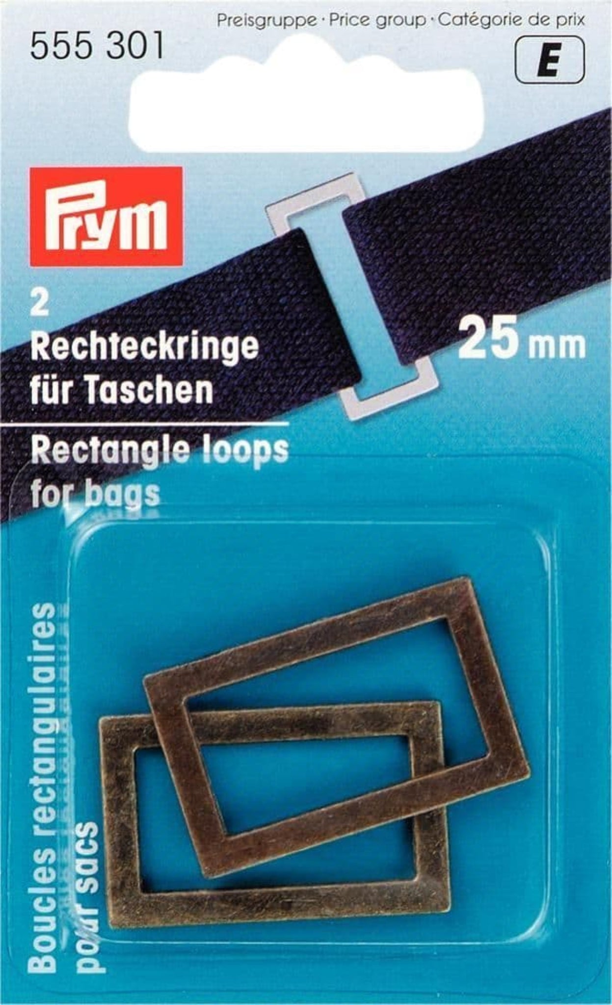 Prym rectangle loops for bags 