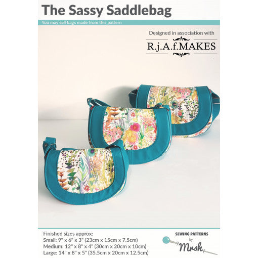 The Sassy Saddlebag Bag Pattern by Mrs H