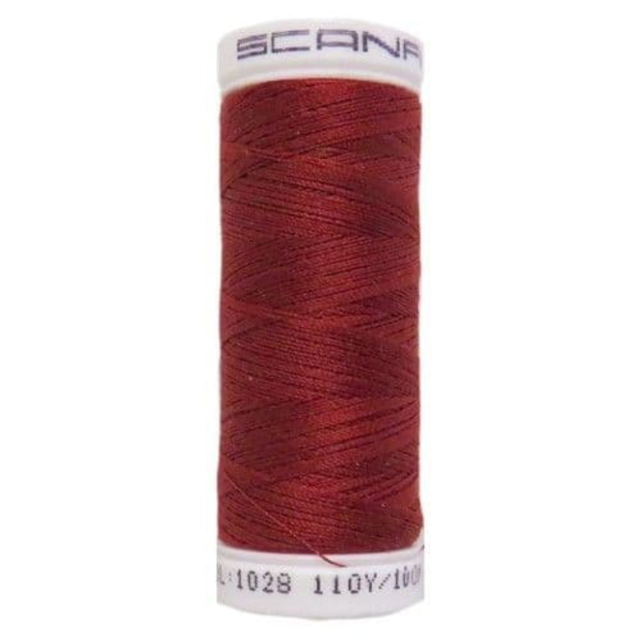 Scanfil red polyester sewing thread