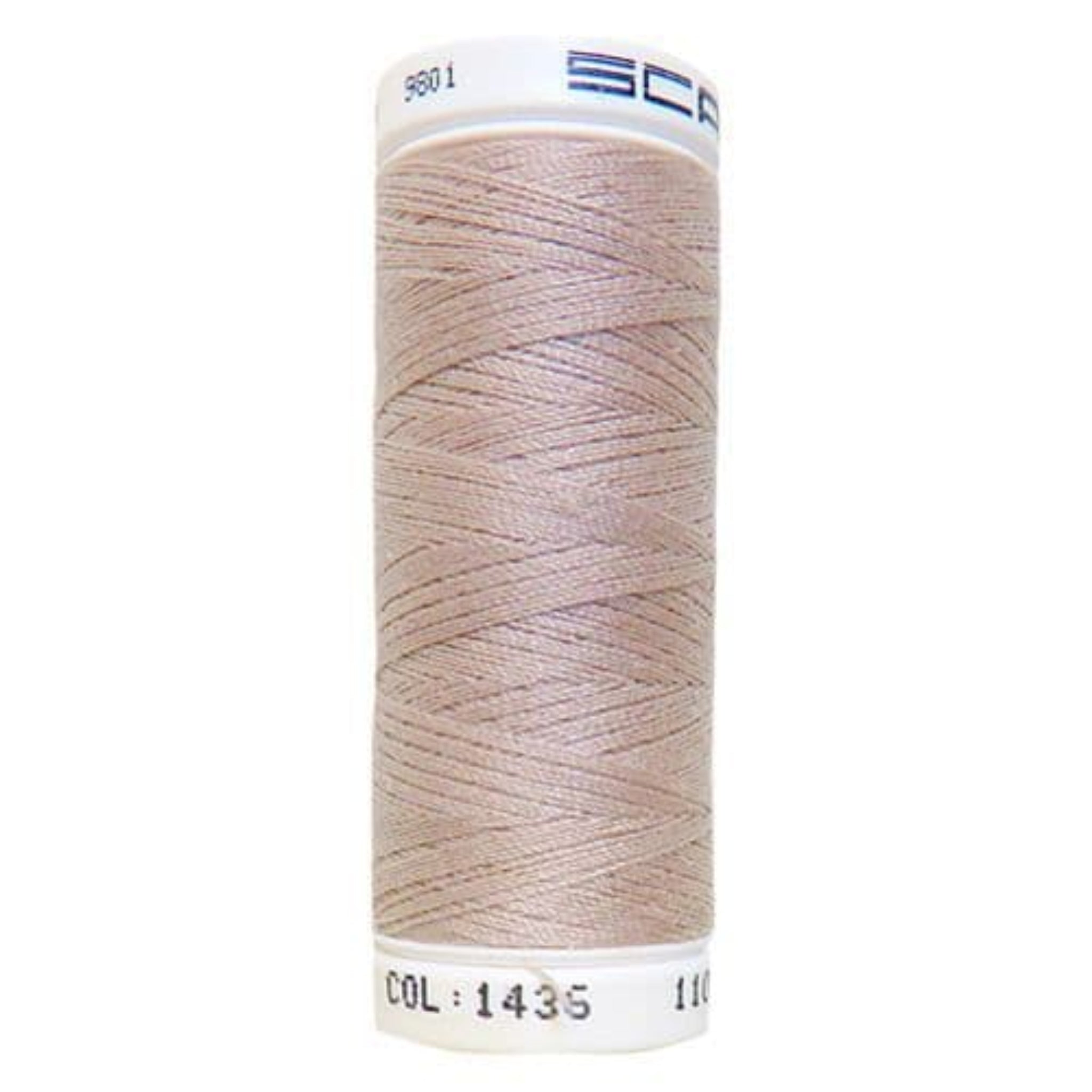 Reel of Scanfil sewing thread in beige