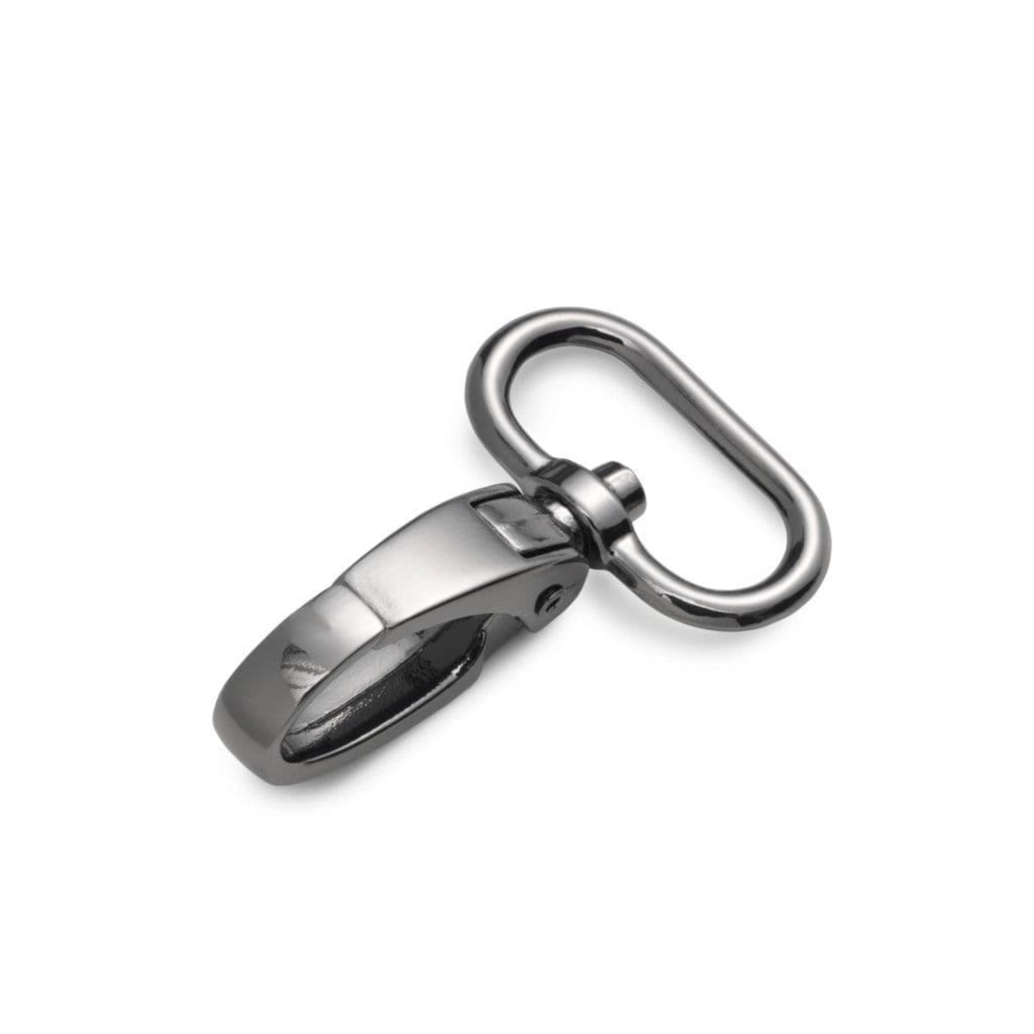 Gun metal snap hook for bag making